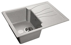 Granfest Мойка кухонная Standart GF-S680L Серый – фотография-1